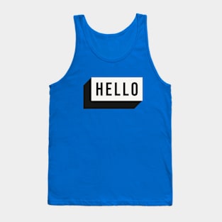 hello Tank Top